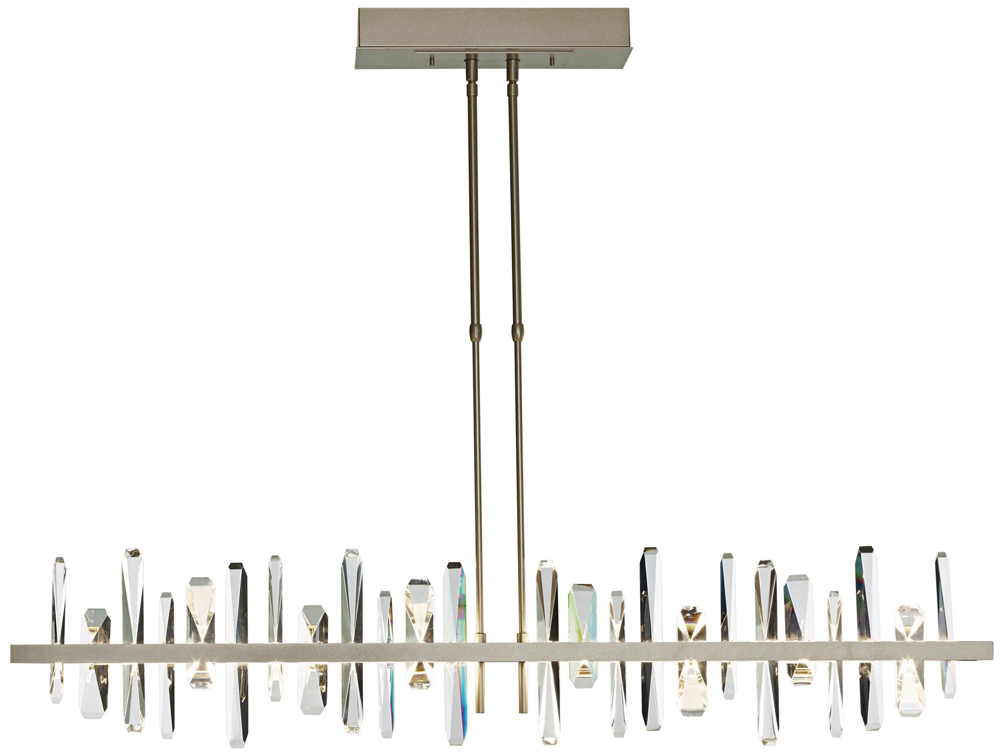 Image 2 Solitude 51.9" Wide Large Soft Gold LED Pendant - Made to Order