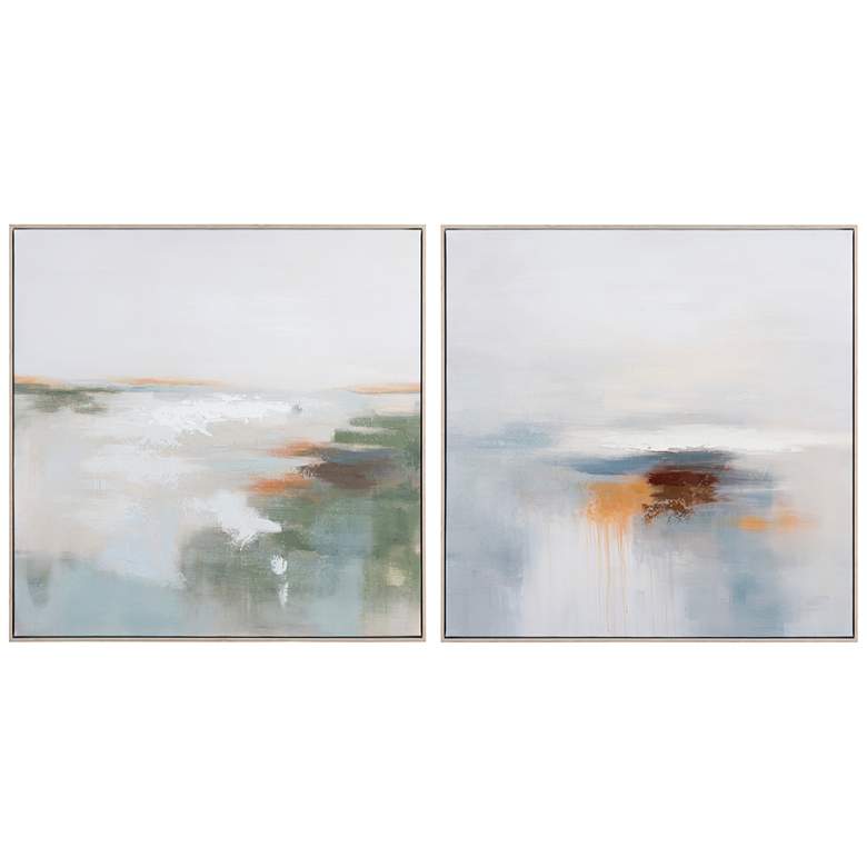 Image 1 Solitude Framed Canvas Set of 2
