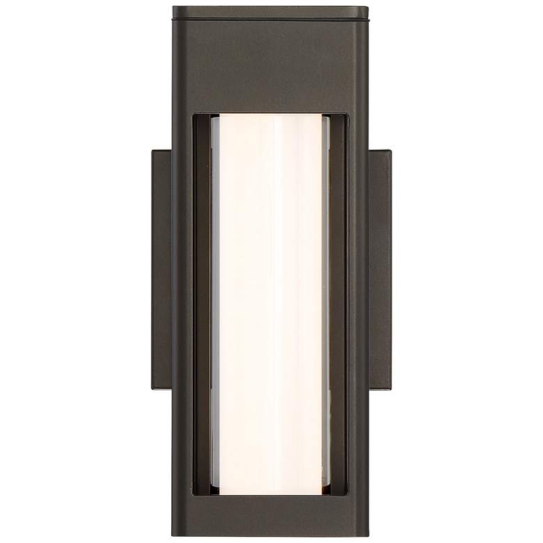 Image 3 Soll 10" High Oil-Rubbed Bronze Metal LED Outdoor Wall Light more views