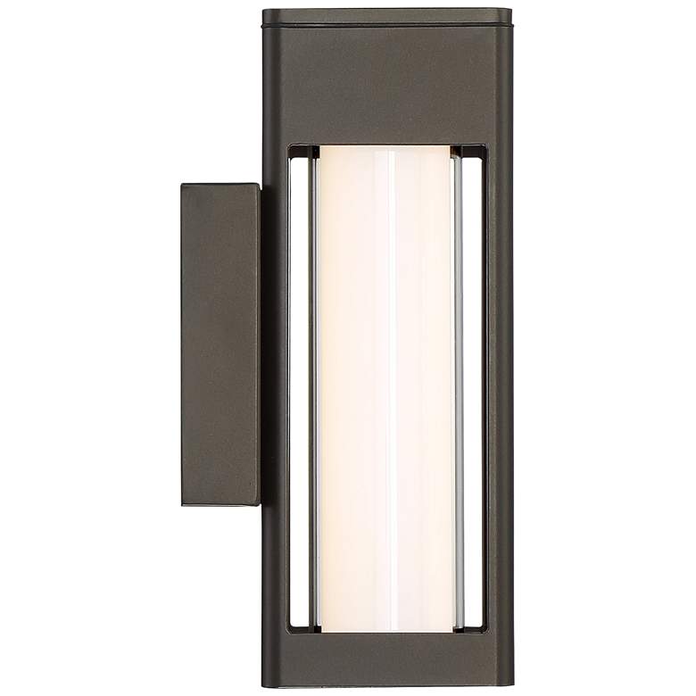 Image 4 Soll 10" High Oil-Rubbed Bronze Metal LED Outdoor Wall Light more views