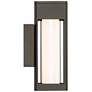 Soll 10" High Oil-Rubbed Bronze Metal LED Outdoor Wall Light
