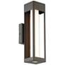 Soll 14" High Oil-Rubbed Bronze Metal LED Outdoor Wall Light