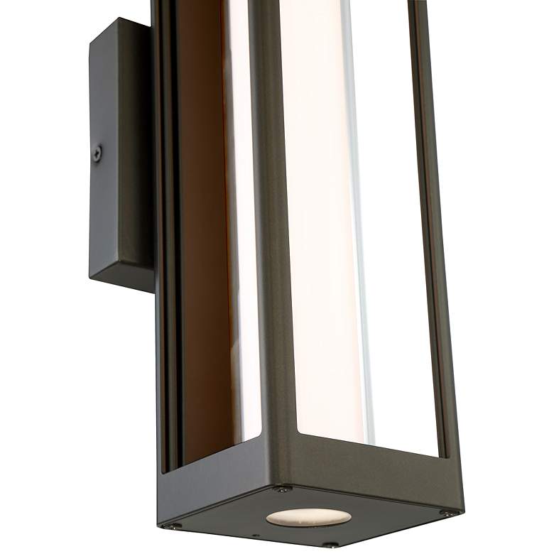 Image 6 Soll 14" High Oil-Rubbed Bronze Metal LED Outdoor Wall Light more views
