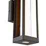 Soll 14" High Oil-Rubbed Bronze Metal LED Outdoor Wall Light
