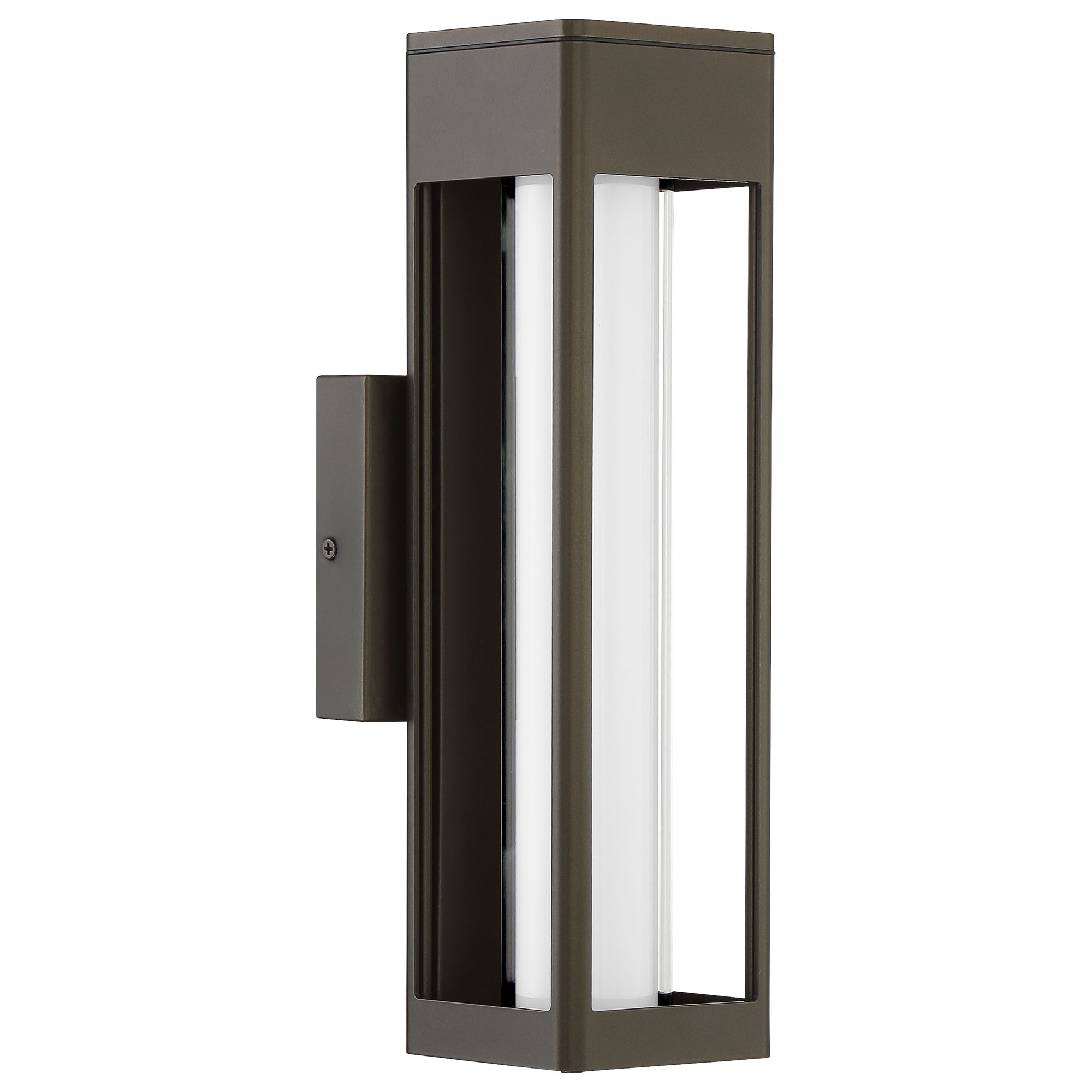 Soll 14" High Oil-Rubbed Bronze Metal LED Outdoor Wall Light