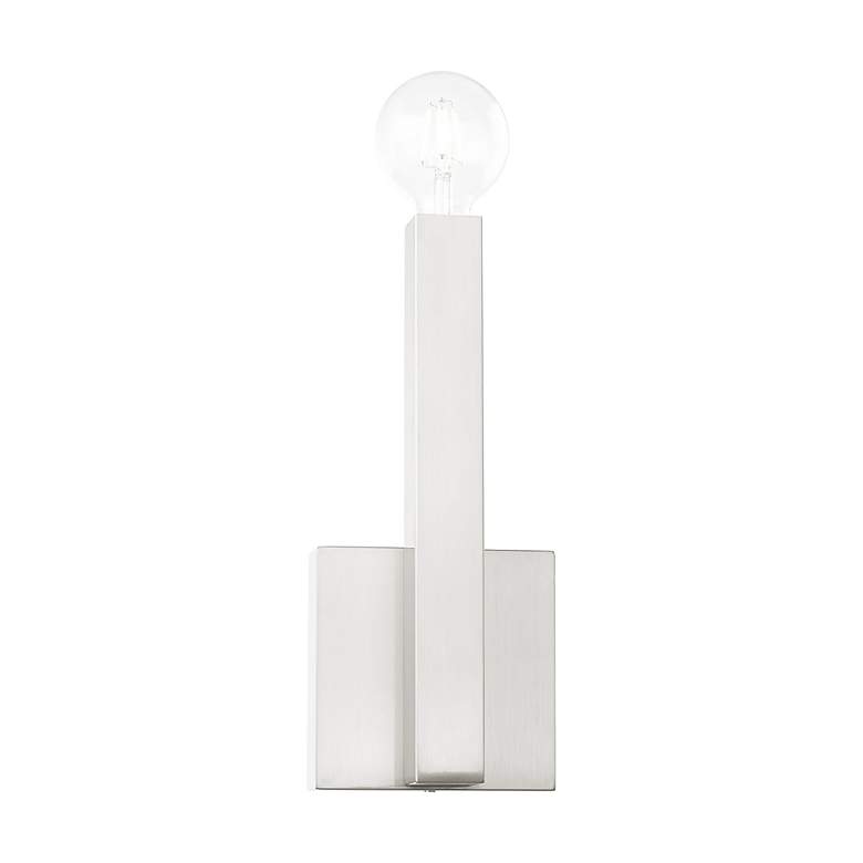 Image 6 Solna 1 Light Brushed Nickel ADA Wall Sconce more views