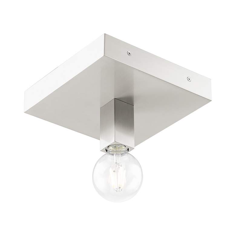 Image 4 Solna 1 Light Brushed Nickel Ceiling Mount more views