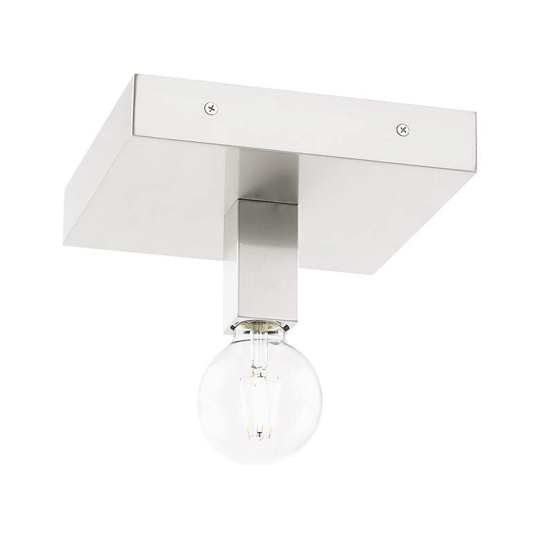 Image 6 Solna 1 Light Brushed Nickel Ceiling Mount more views
