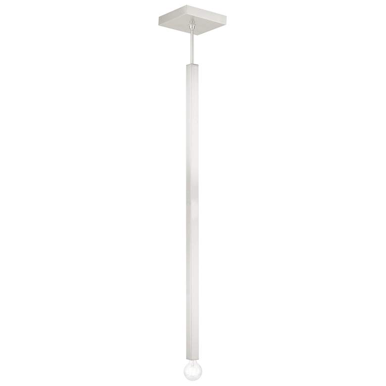 Image 1 Solna 1 Light Brushed Nickel Mini Pendant