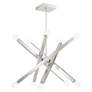 Thumbnail4 of Solna 10 Light Brushed Nickel Chandelier more views