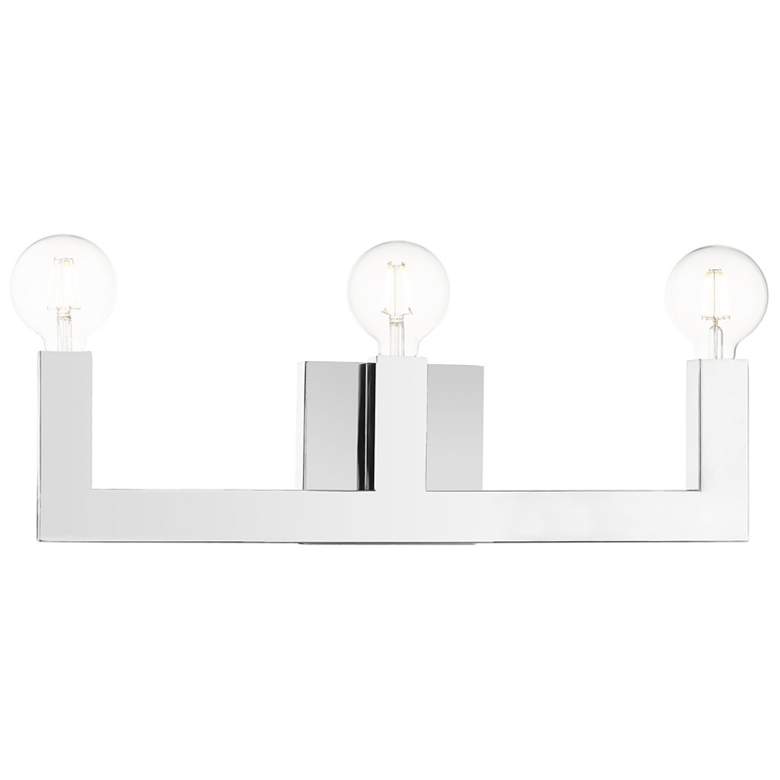 Image 1 Solna 3 Light Polished Chrome Bath Vanity