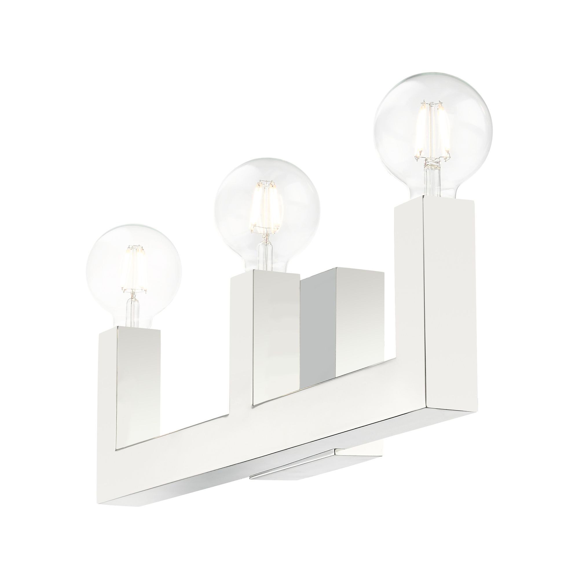 Solna 3 Light Polished Chrome Bath Vanity