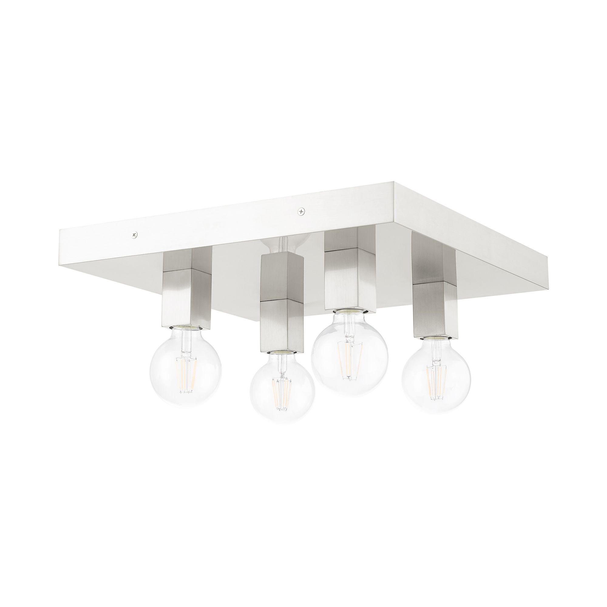 Image 3 Solna 4 Light Brushed Nickel Ceiling Mount more views