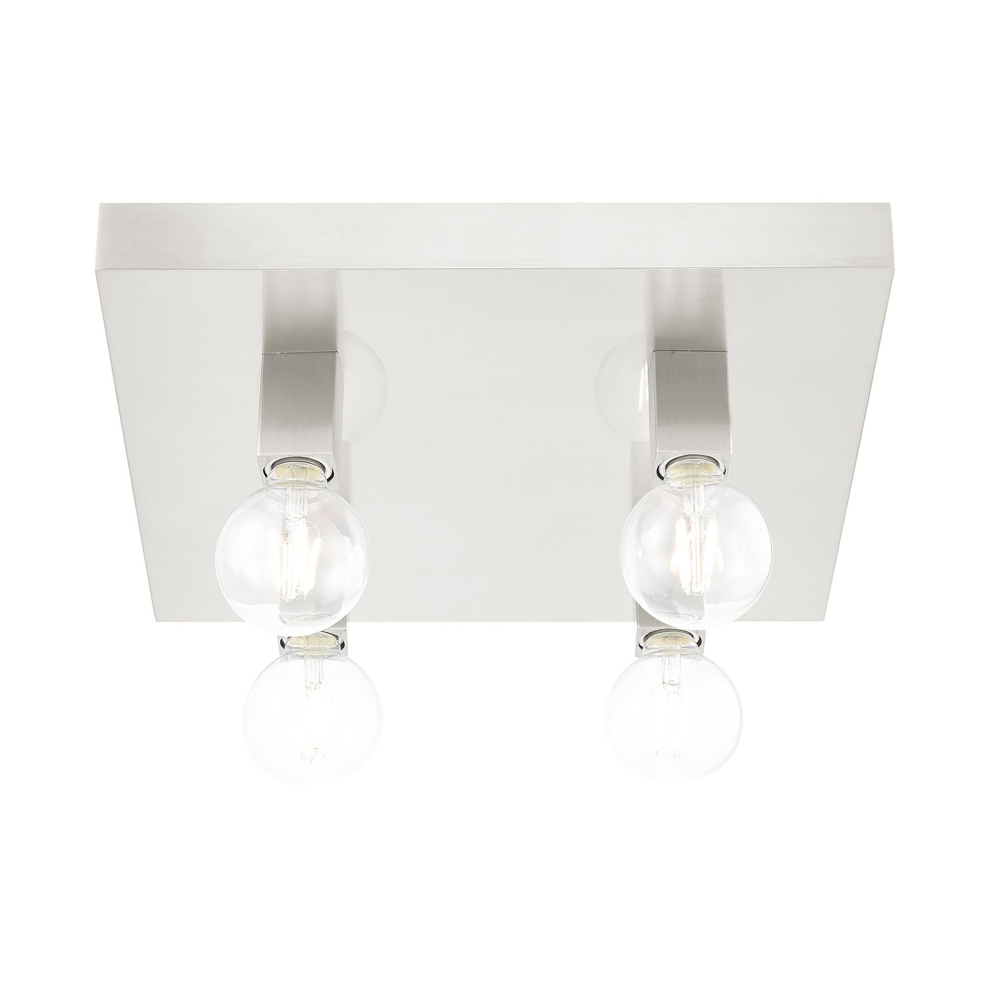 Image 6 Solna 4 Light Brushed Nickel Ceiling Mount more views