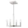 Thumbnail3 of Solna 4 Light Brushed Nickel Chandelier more views