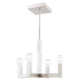 Image5 of Solna 4 Light Brushed Nickel Chandelier more views