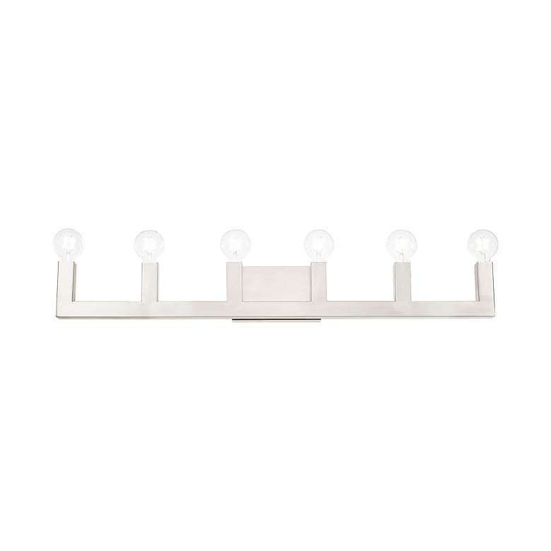 Image 6 Solna 6 Light Brushed Nickel Bath Vanity more views