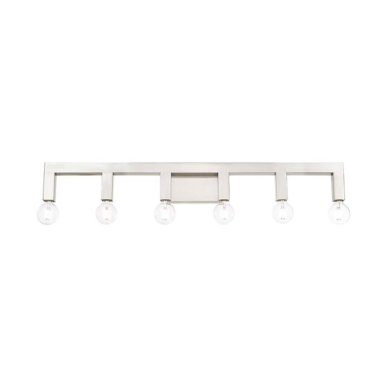 Image 7 Solna 6 Light Brushed Nickel Bath Vanity more views