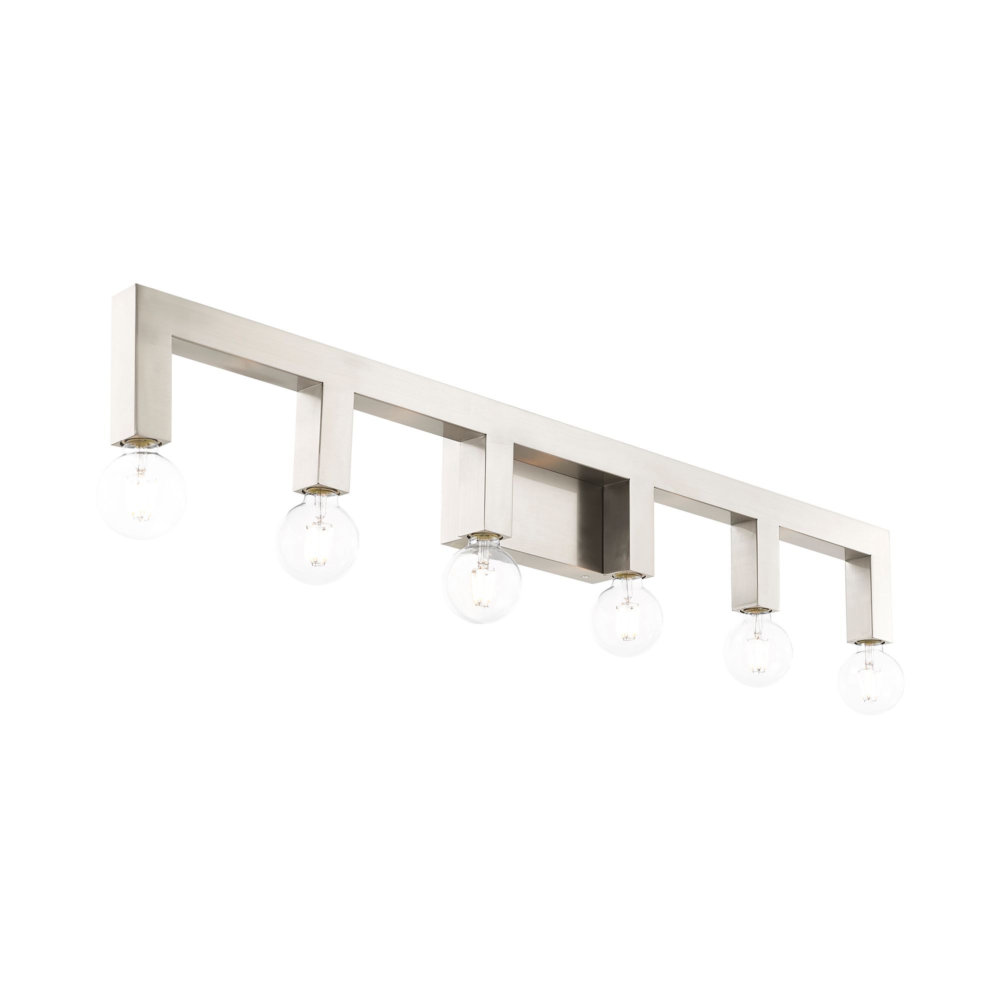 Solna 6 Light Brushed Nickel Bath Vanity