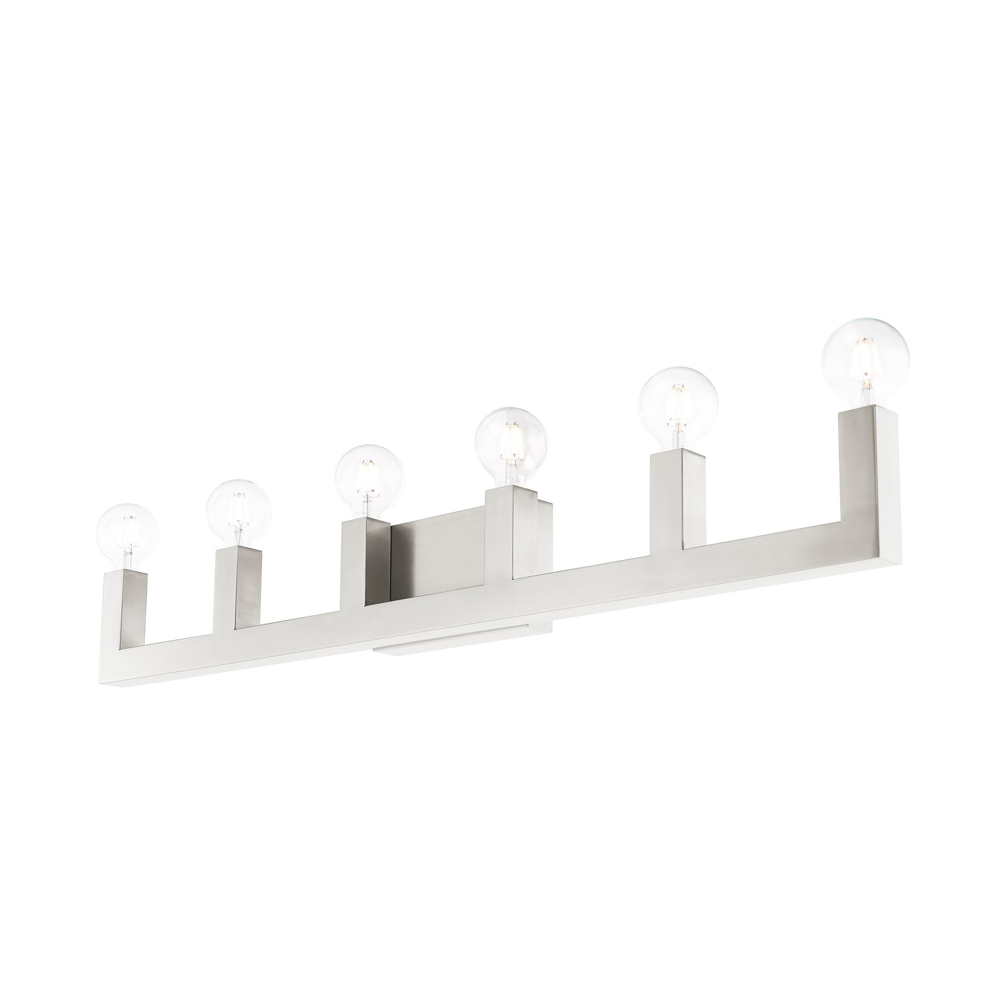Solna 6 Light Brushed Nickel Bath Vanity
