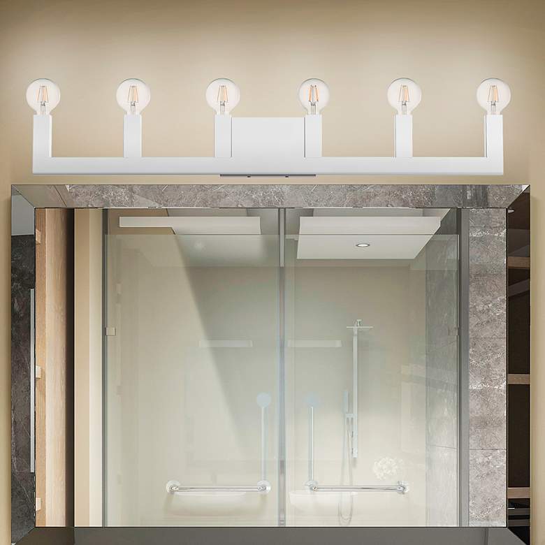 Image 1 Solna 6 Light Polished Chrome Bath Vanity