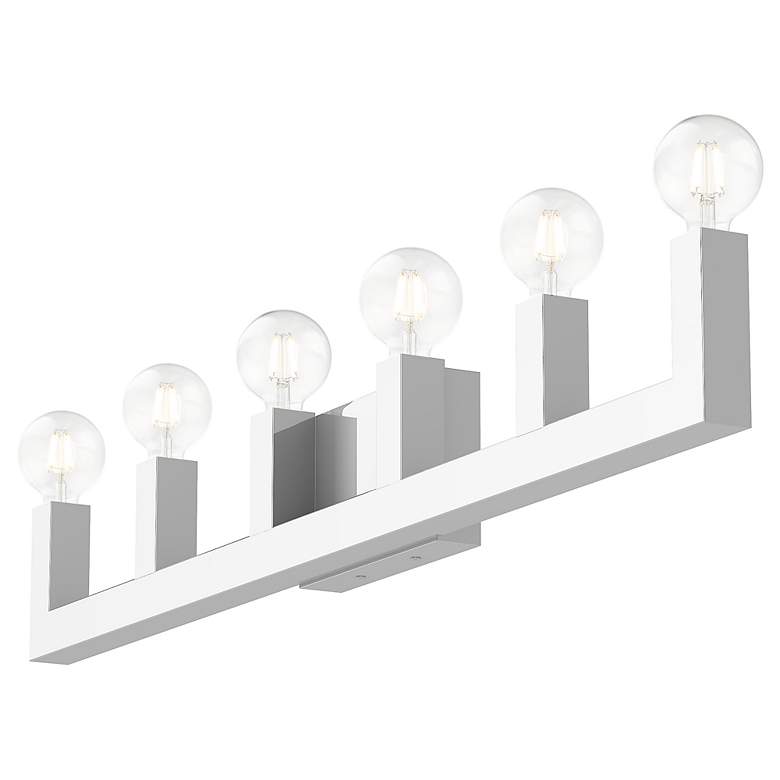 Image 7 Solna 6 Light Polished Chrome Bath Vanity more views