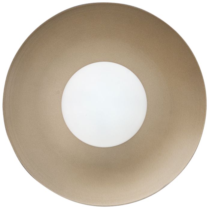 Solo 12" Wide New Brass Interior Sconce LED Retrofit in scene