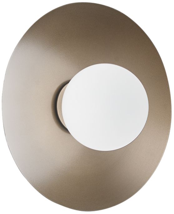 Solo 12" Wide New Brass Interior Sconce LED Retrofit in scene