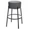 Soloist 29" High Slate Grey Boucle Upholstered Bar Stool