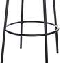 5_Soloist 29" High Slate Grey Boucle Upholstered Bar Stool more views