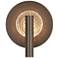 Solstice 10.6" High Bronze Sconce With Clear Glass Shade