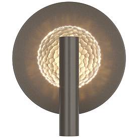 Image1 of Solstice 10.6" High Dark Smoke Sconce With Clear Glass Shade