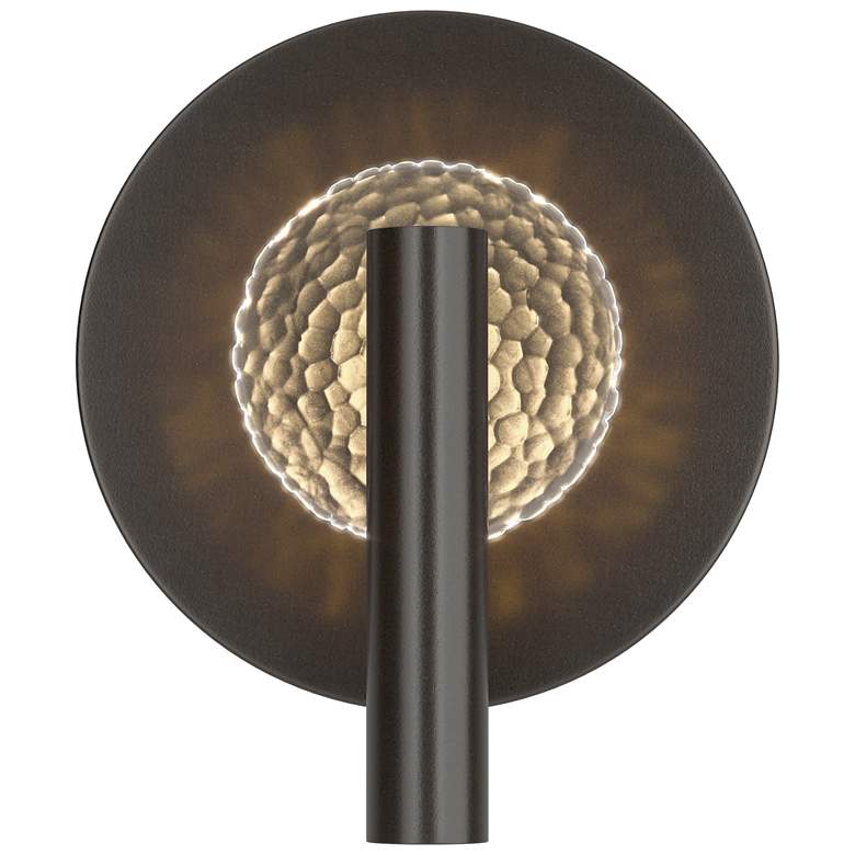 Image 1 Solstice 10.6 inch High Oil Rubbed Bronze Sconce With Clear Glass Shade
