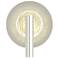 Solstice 10.6" High Sterling Sconce With Clear Glass Shade