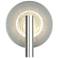 Solstice 10.6" High Vintage Platinum Sconce With Clear Glass Shade