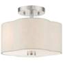 2_Solstice 11" Wide Brushed Nickel Ceiling Light