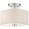 Solstice 11" Wide Brushed Nickel Ceiling Light