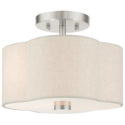 Solstice 11" Wide Brushed Nickel Ceiling Light