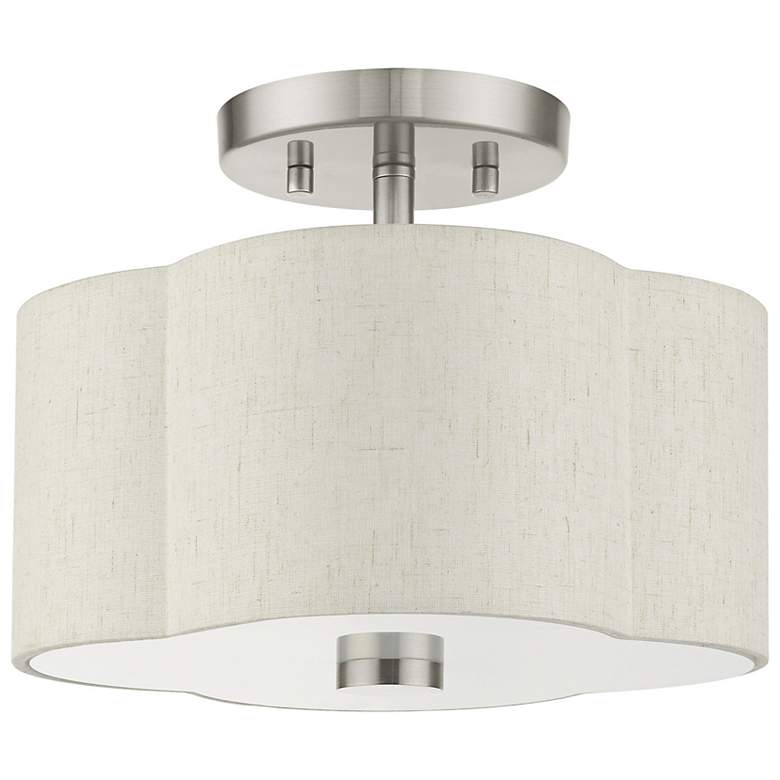 Image 3 Solstice 11" Wide Brushed Nickel Ceiling Light more views