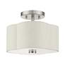 3_Solstice 11" Wide Brushed Nickel Ceiling Light more views