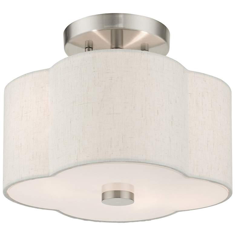Image 4 Solstice 11" Wide Brushed Nickel Ceiling Light more views