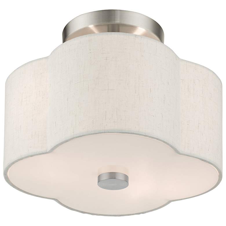 Image 5 Solstice 11" Wide Brushed Nickel Ceiling Light more views