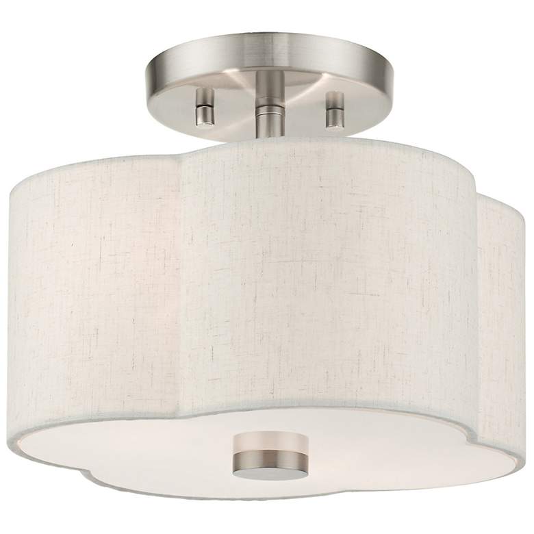 Image 6 Solstice 11" Wide Brushed Nickel Ceiling Light more views