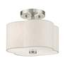 6_Solstice 11" Wide Brushed Nickel Ceiling Light more views