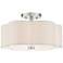 Solstice 15" Wide Brushed Nickel Ceiling Light