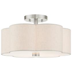 Solstice 15" Wide Brushed Nickel Ceiling Light