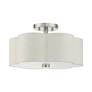 4_Solstice 15" Wide Brushed Nickel Ceiling Light more views