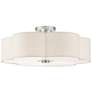 2_Solstice 22" Wide Brushed Nickel Ceiling Light