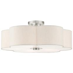 Solstice 22" Wide Brushed Nickel Ceiling Light