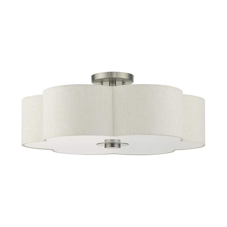 Image 3 Solstice 22" Wide Brushed Nickel Ceiling Light more views